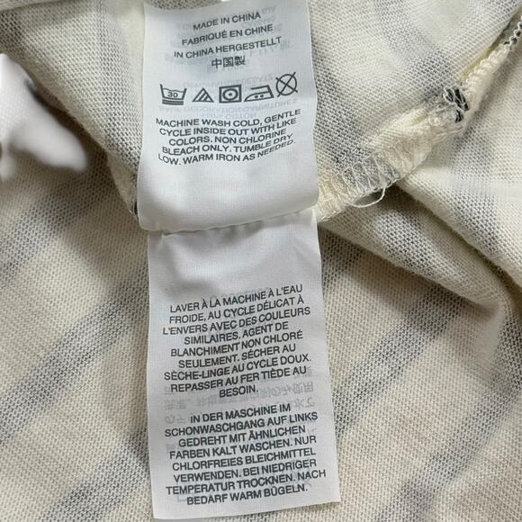 Crewcuts J.Crew Breton Striped Boho Pink Heart Embroidered Boatneck Top Girls 10 - Picture 7 of 8